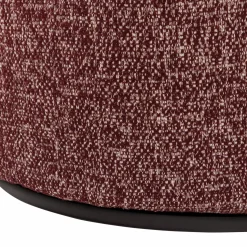 New WOOOD Serra draaifauteuil rood melange Bordeaux