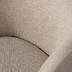 Outlet WOOOD Serra draaifauteuil geweven stof Zand