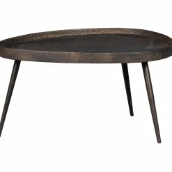 Clearance WOOOD Set v 2 - Crude bijzettafels antique brons