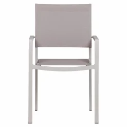 Online WOOOD Set v 2 - Fowl tuinstoel aluminium/textileen zand