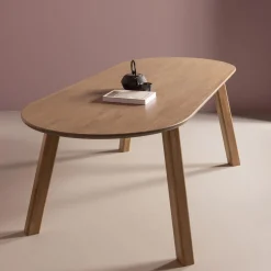 Hot WOOOD Set v 2 - Haarlem 4-standen poot eiken pebble grey