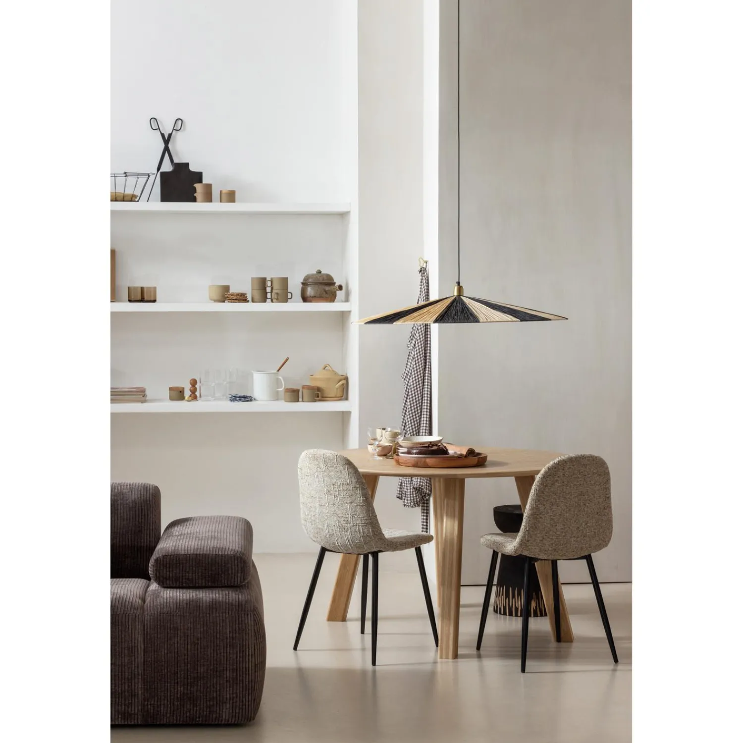 Clearance WOOOD Set v 2 - Haarlem 4-standen poot eiken transparant