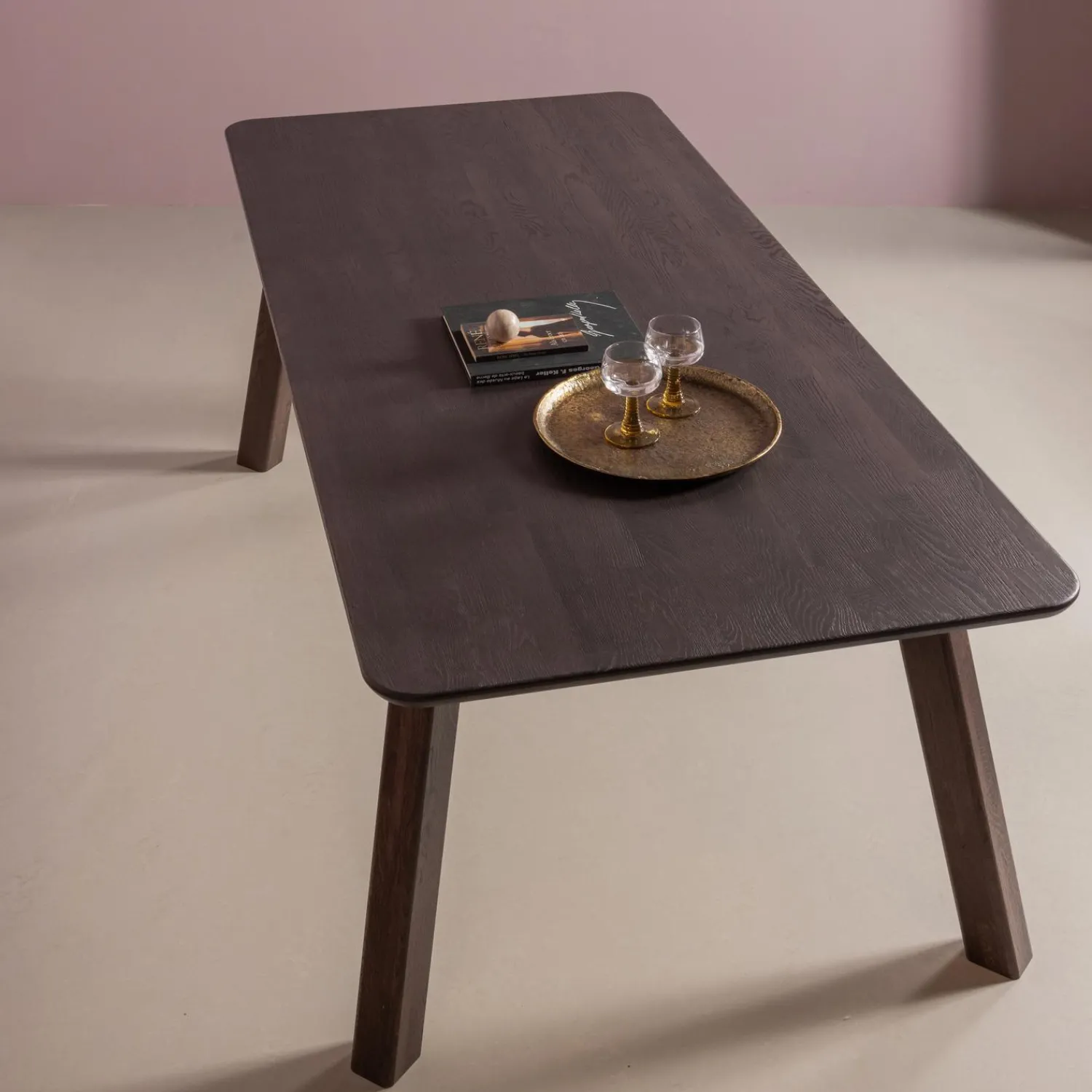 Sale WOOOD Set v 2 - Haarlem 4-standen poot eiken mystic brown