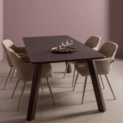 Sale WOOOD Set v 2 - Haarlem 4-standen poot eiken mystic brown