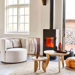 Discount WOOOD Set v 2 - High Heels bijzettafels mango hout naturel