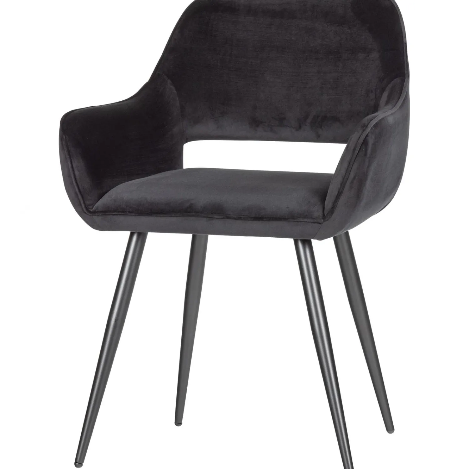 Outlet WOOOD Set v 2 - Jelle stoel velvet zwart