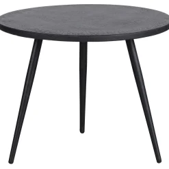 Best WOOOD Set v 2 - Suze bijzettafels hout/metaal zwart