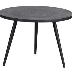 Best WOOOD Set v 2 - Suze bijzettafels hout/metaal zwart