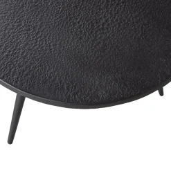 Best WOOOD Set v 2 - Suze bijzettafels hout/metaal zwart