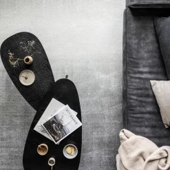 New WOOOD Set v 2 - Triangle bijzettafel metaal zwart nikkel