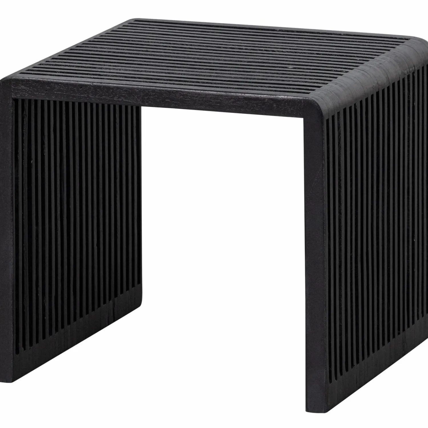 Sale WOOOD Set v 2 - Willa bijzettafels recycled teak zwart