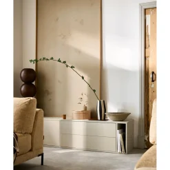 Discount WOOOD Settle Down tv meubel 200 cm grenen dust