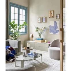 Discount WOOOD Settle Down tv meubel 200 cm grenen dust