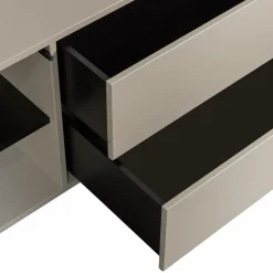 Discount WOOOD Settle Down tv meubel 200 cm grenen dust