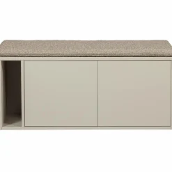 WOOOD Settle Down tv meubel/bankje 108 cm met zitkussen Dust