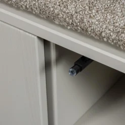 WOOOD Settle Down tv meubel/bankje 108 cm met zitkussen Dust