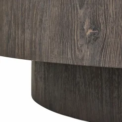 Discount WOOOD Shield Too salontafel mdf donkerbruin 20xø100 cm