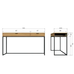 New WOOOD Silas bureau decor Eiken