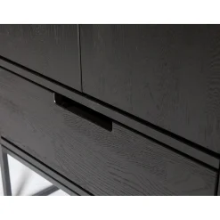 Discount WOOOD Silas hoge kast essen Blacknight