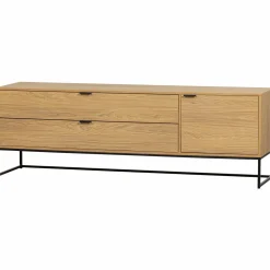 Sale WOOOD Silas tv meubel 180 cm decor Eiken