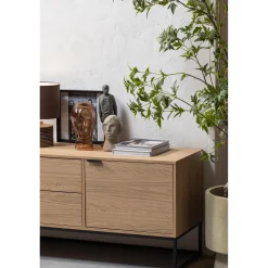 Sale WOOOD Silas tv meubel 180 cm decor Eiken