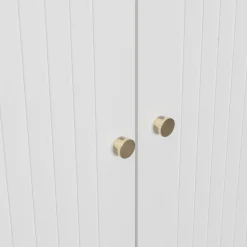 Outlet WOOOD Sipke garderobekast grenen wit