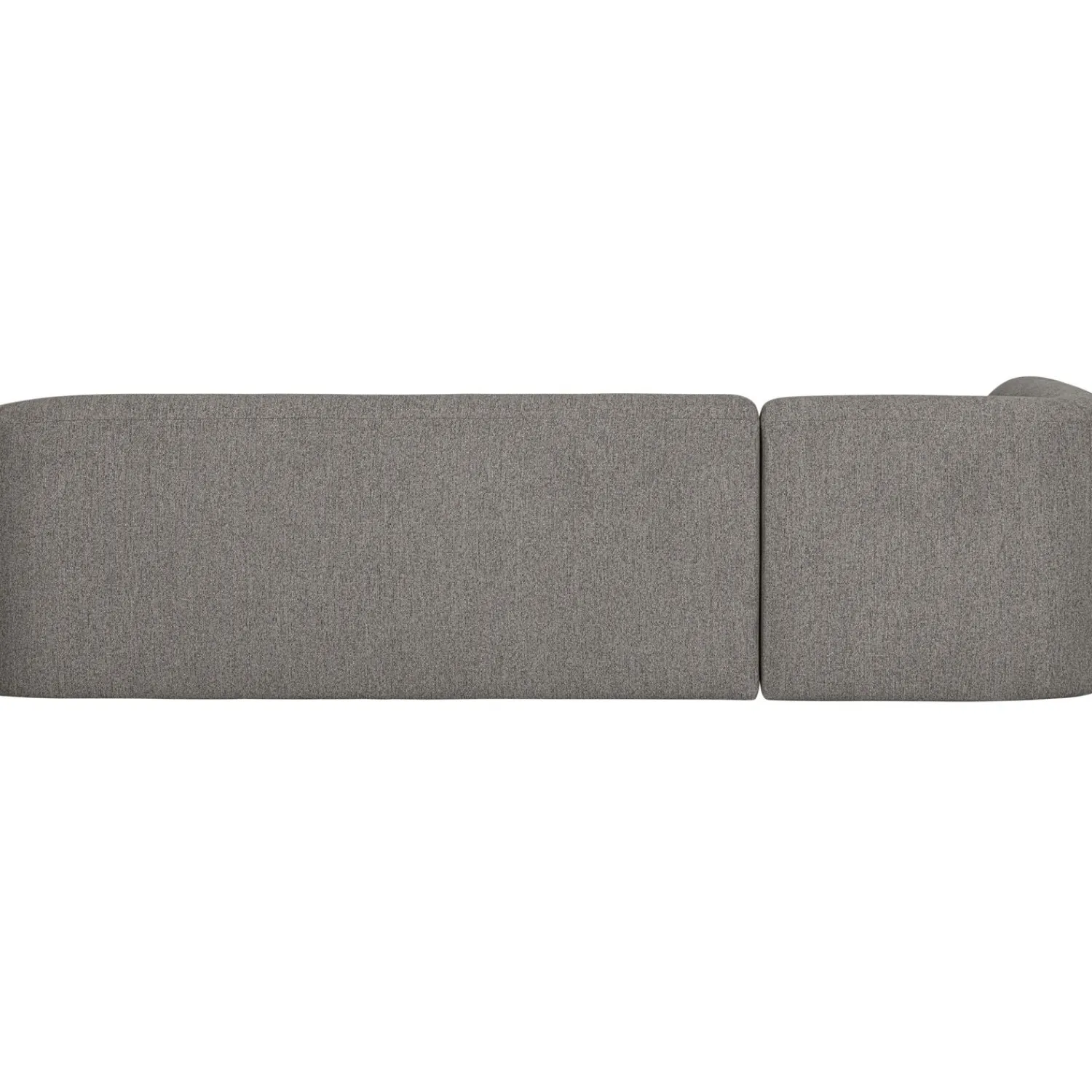 Best WOOOD Sloping hoekbank links Grijs melange