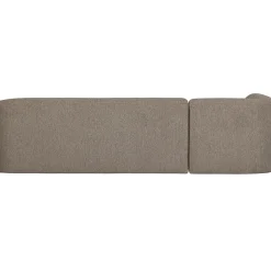 Sale WOOOD Sloping hoekbank links Lichtbruin melange