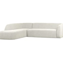 New WOOOD Sloping hoekbank links Pearl melange