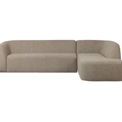 New WOOOD Sloping hoekbank rechts Naturel melange