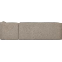 New WOOOD Sloping hoekbank rechts Naturel melange