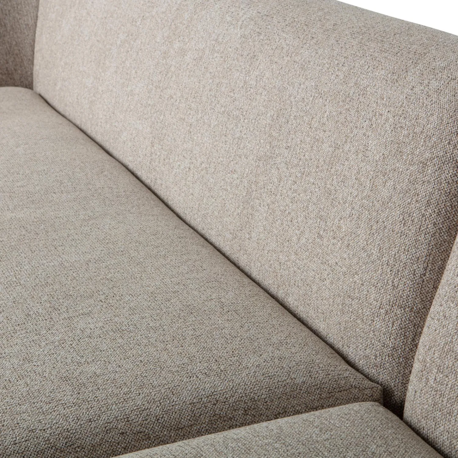 New WOOOD Sloping hoekbank rechts Naturel melange