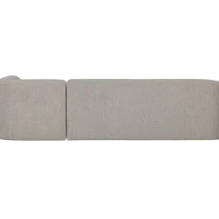 Best WOOOD Sloping hoekbank rechts Off white melange