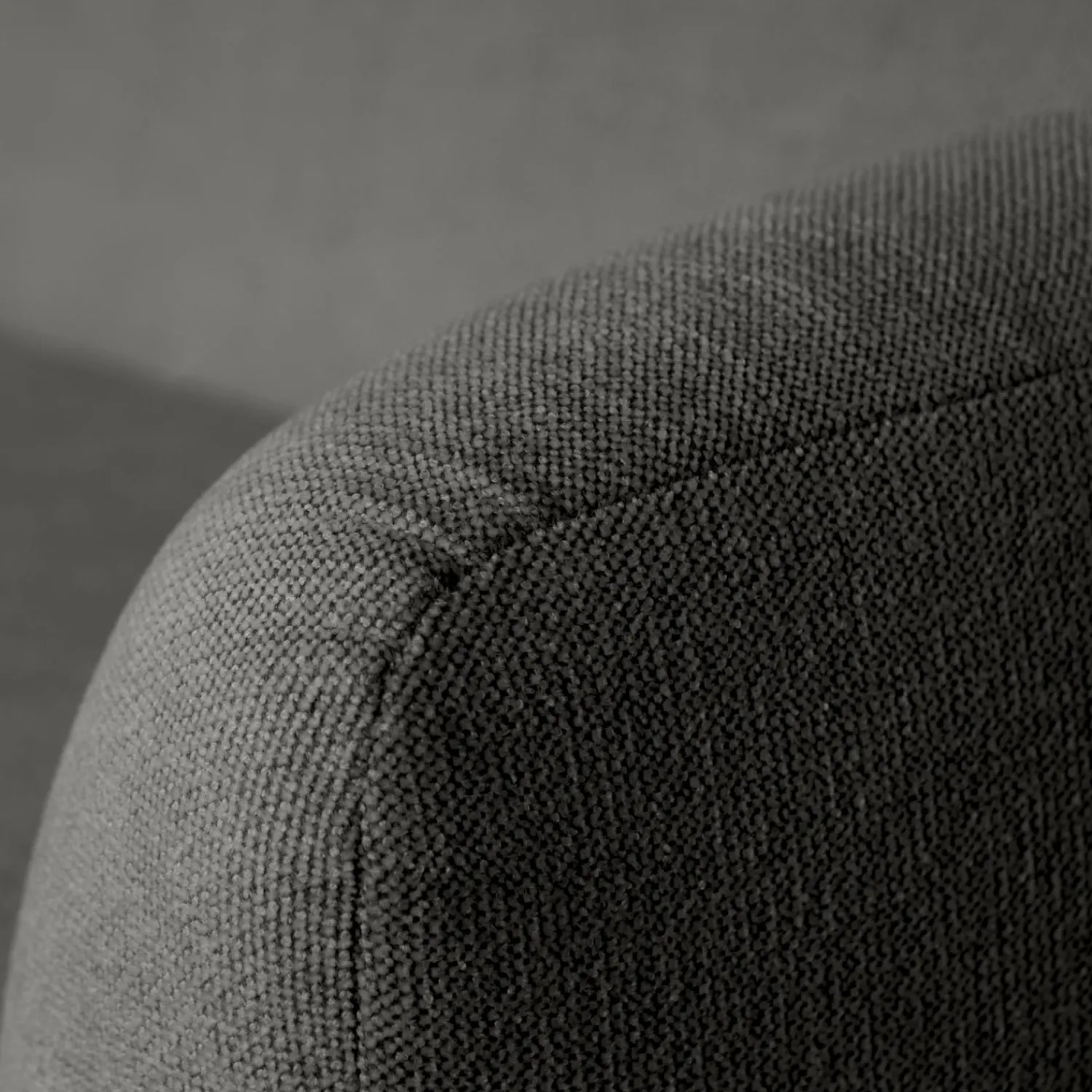 Clearance WOOOD Sloping 3-zits bank melangegrijs/zwart Grijs/zwart melange