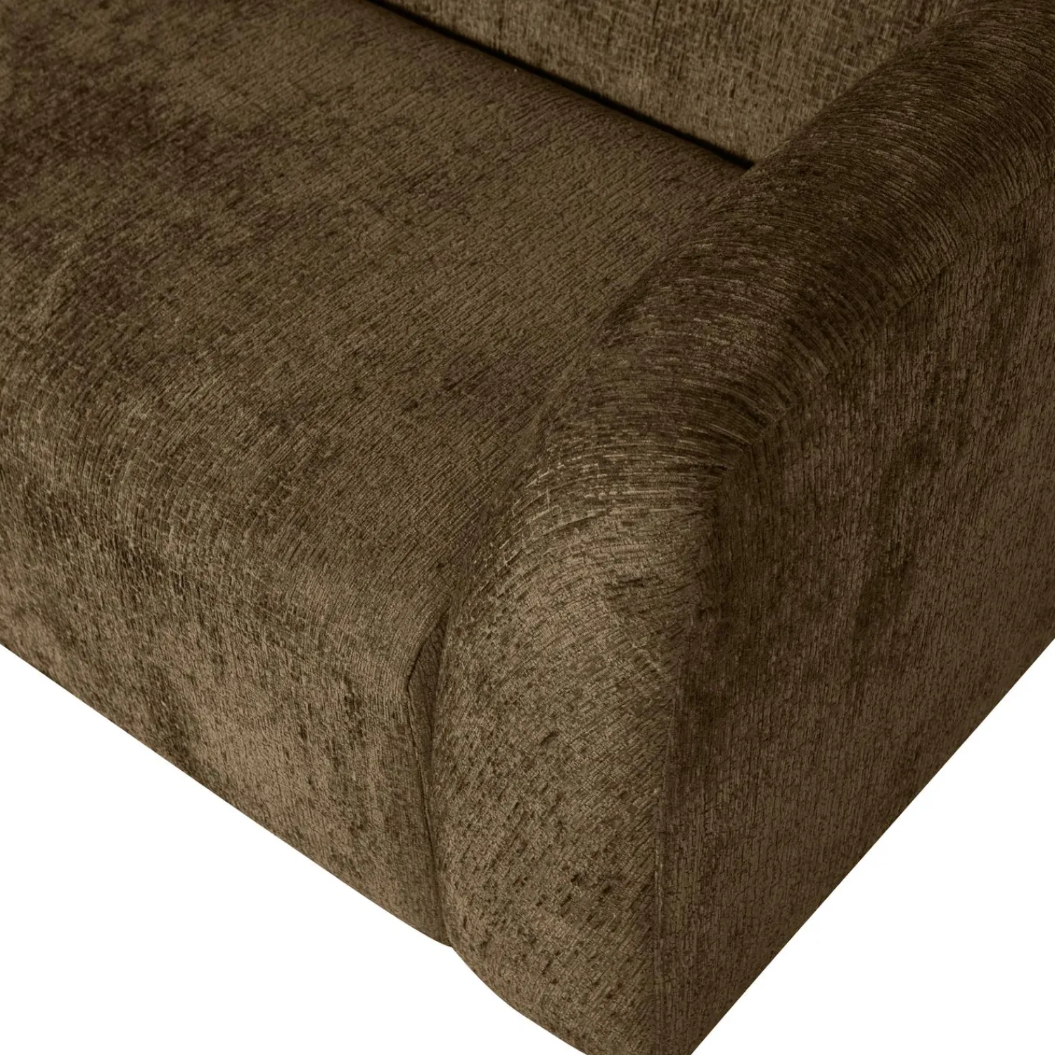 Sale WOOOD Sloping 3-zits bank structure velvet Brass