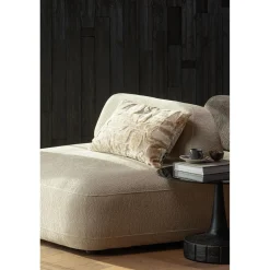 Best WOOOD Soya bijzettafel mango hout/glas zwart