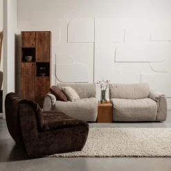 Outlet WOOOD Staes opbergkast mango hout walnoot