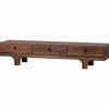 Clearance WOOOD Staes tv meubel 3 lades mango hout walnoot