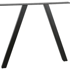 Hot WOOOD 2-standen poot vierkant KD metaal 1 stuks