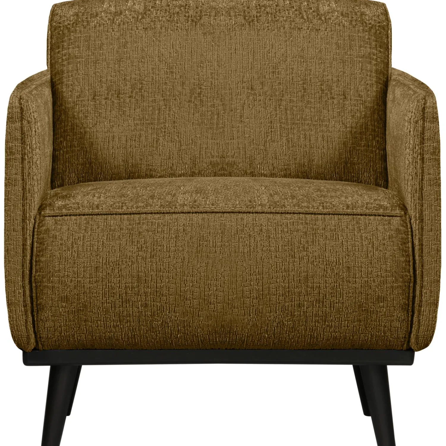 New WOOOD Statement fauteuil met arm structure velvet Brass