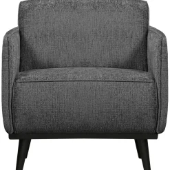 Clearance WOOOD Statement fauteuil met arm structure velvet Mountain