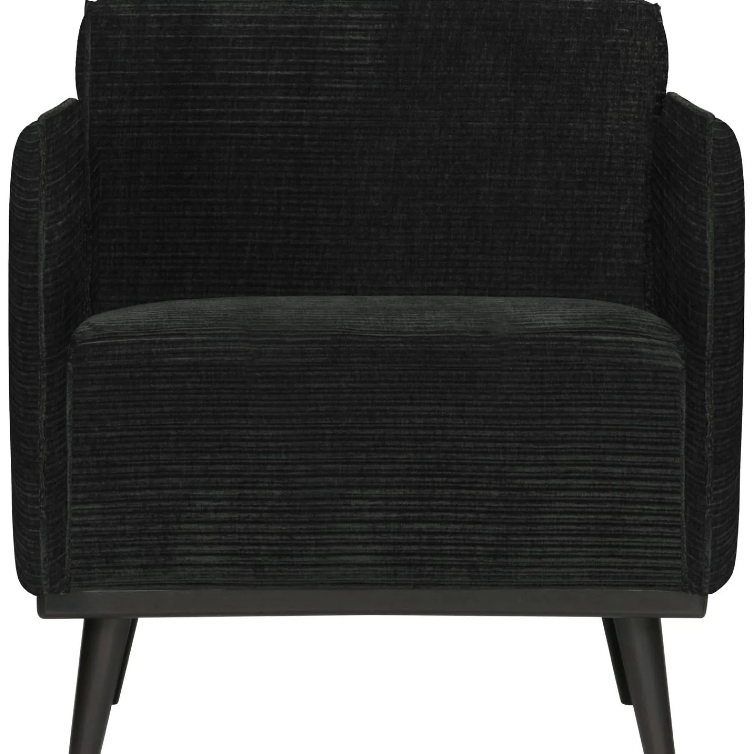 New WOOOD Statement fauteuil met arm ribstof grafiet Grafietgrijs