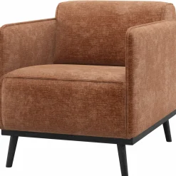Discount WOOOD Statement fauteuil met arm chenille velvet Terra