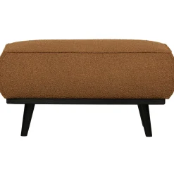Discount WOOOD Statement hocker bouclé boter Botergeel