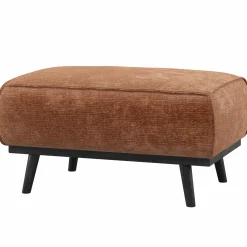 WOOOD Statement hocker chenille velvet Terra