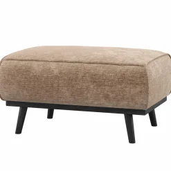 Discount WOOOD Statement hocker chenille velvet Taupe
