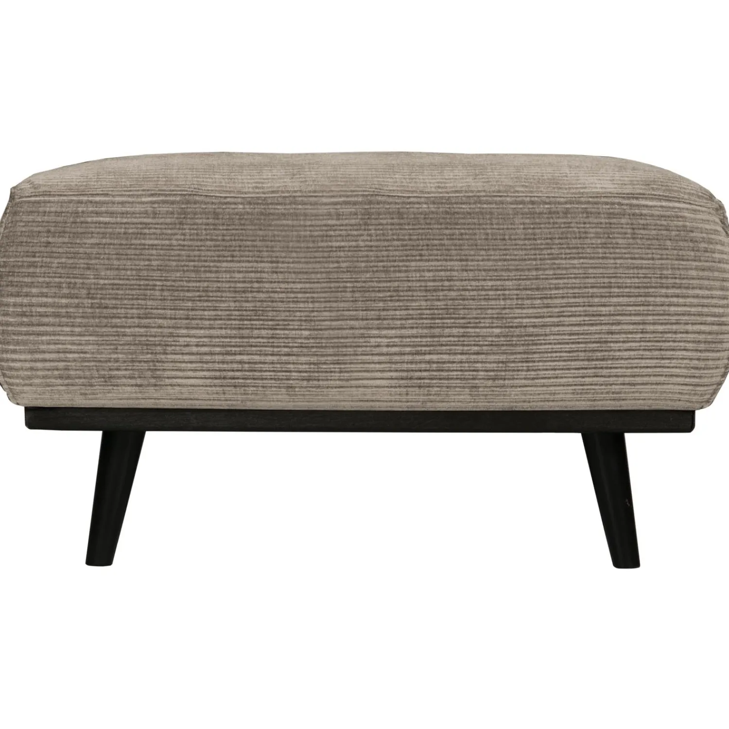New WOOOD Statement hocker ribstof clay Kleigrijs