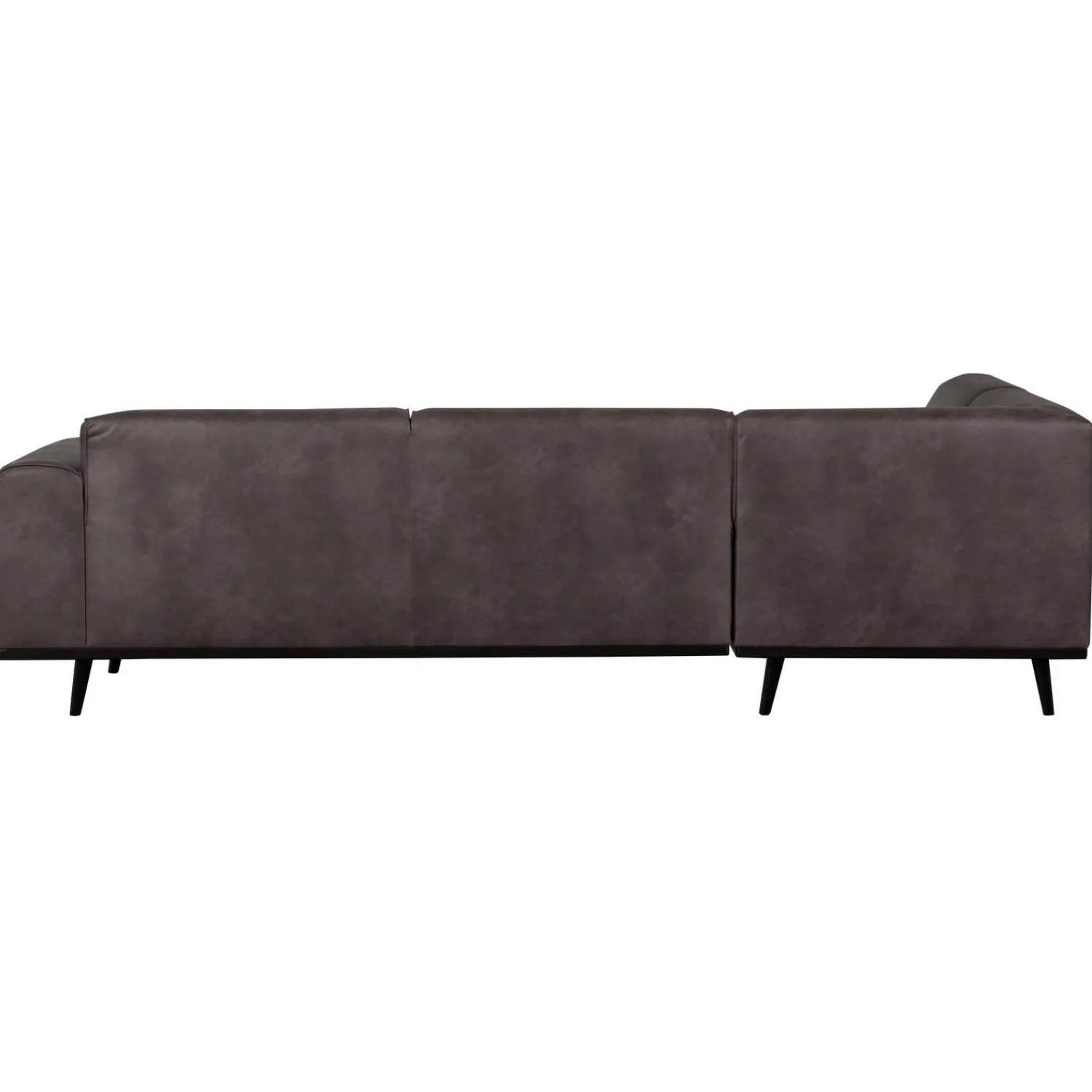 Outlet WOOOD Statement hoekbank links ecoleer Donkergrijs