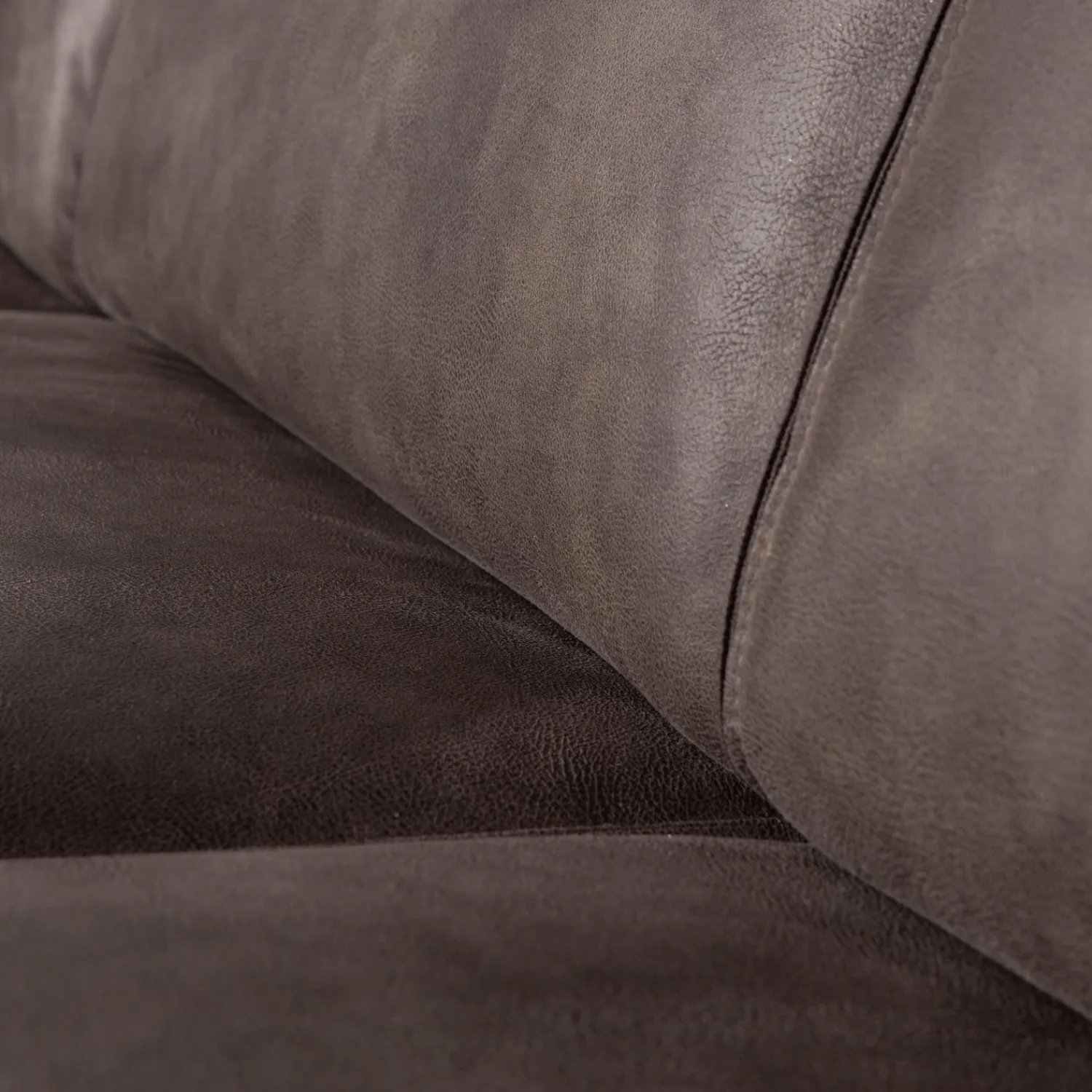 Outlet WOOOD Statement hoekbank links ecoleer Donkergrijs