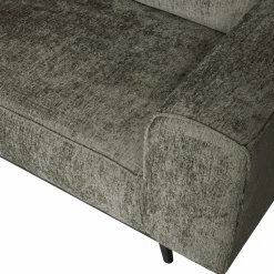 Best WOOOD Statement hoekbank links structure velvet Frost